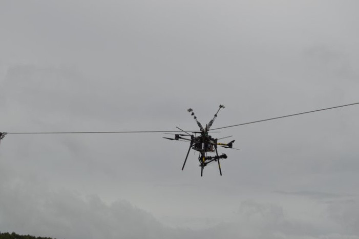 Dron proyecto Aerial Core foto CATEC