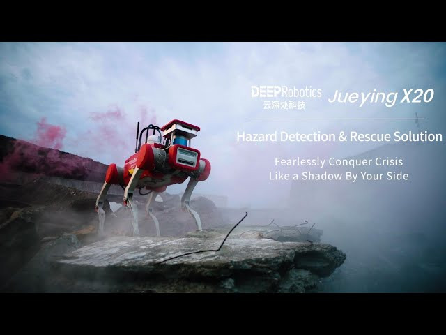 Jueying X20 Robot Dog Hazard Detection & Rescue Solution