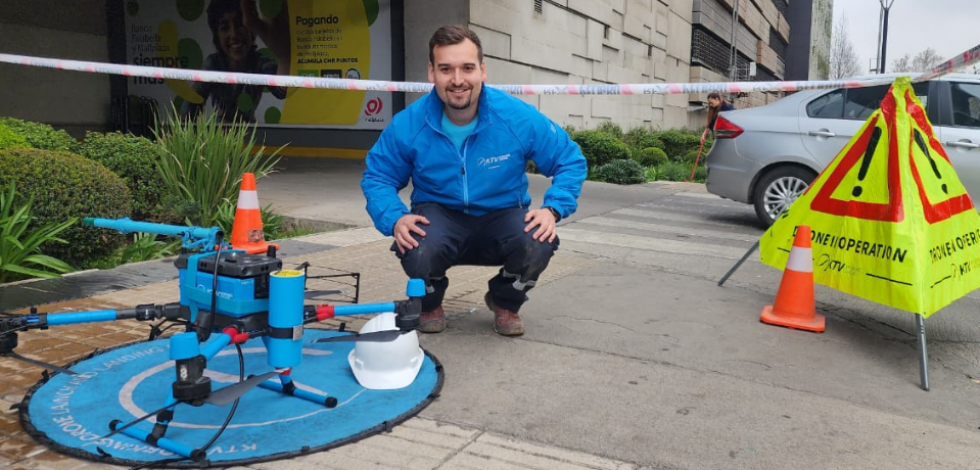 UAI KTV Working Drone Chile