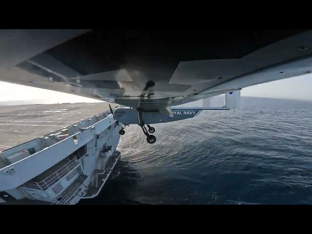 Carrier Landing Wing GoPro Video