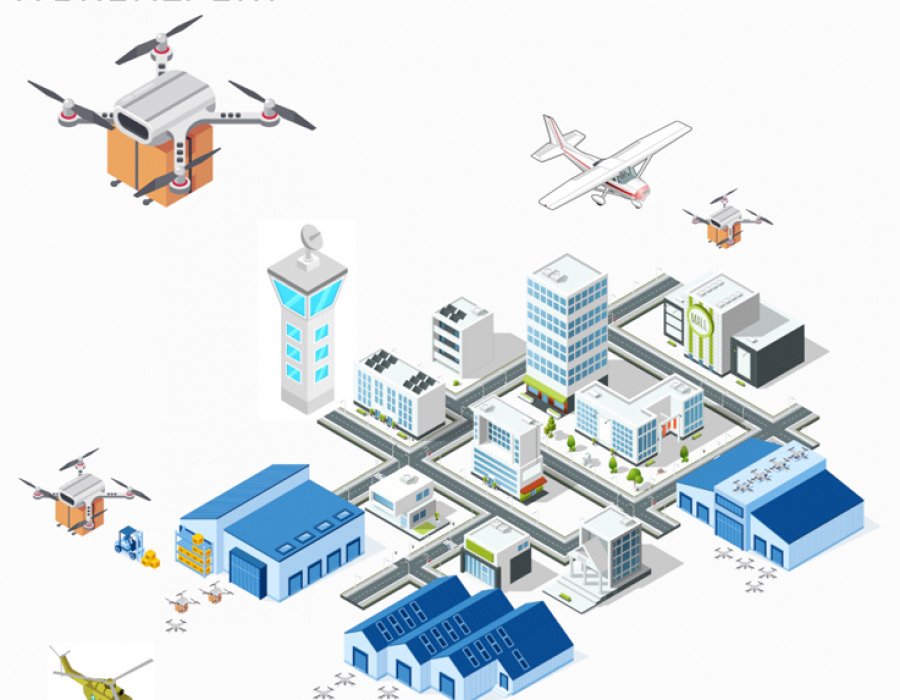 DronePort Network Vertipuerto
