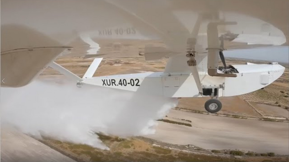 Firefighting drone demonstrations