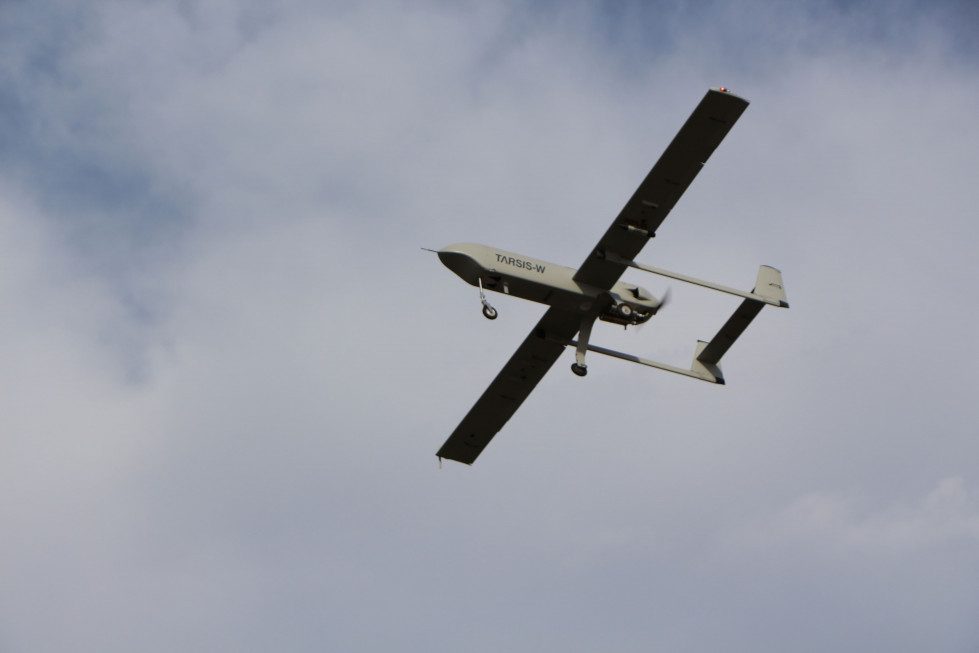 Aertec pone a prueba las capacidades del dron Tarsis W en el Centro de Ensayos UAS del INTA
