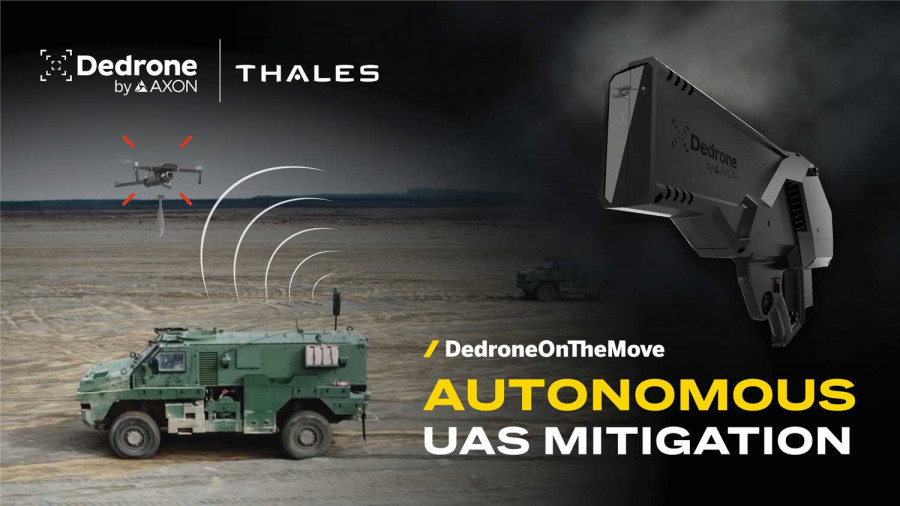 67e13afff814de18fbcb9fa6 Dedrone by Axon Thales Autonomous CUAS