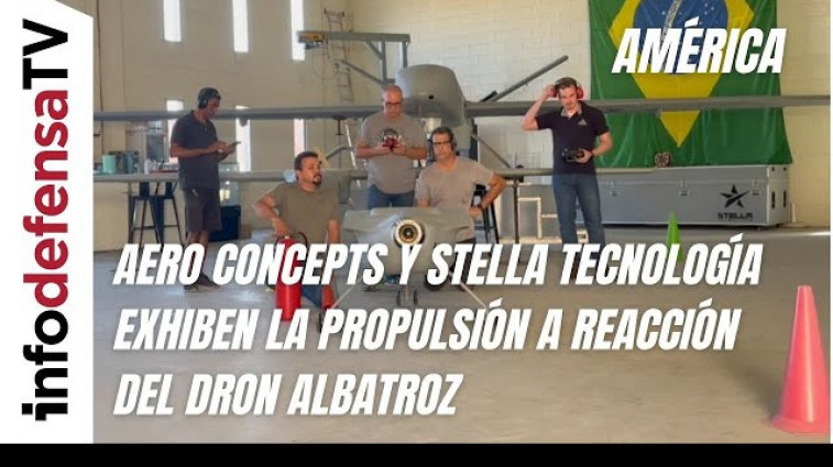Aero Concepts y Stella Tecnología exhiben la propulsión a reacción del dron Albatroz
