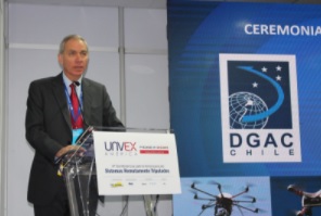 el jefe de sección de aviación comercial de la Dirección General de Aeronáutica Civil (DGAC) Jorge Aguirre en unvex america