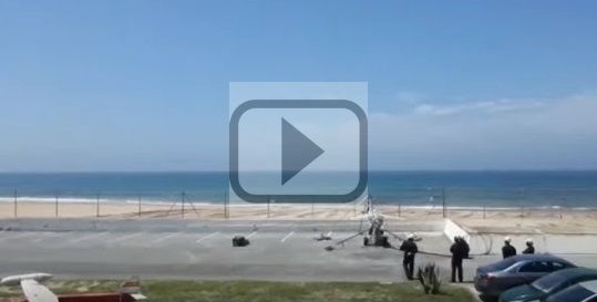 Ejercicio de la Undécima Escuadrilla de la Armada con el Scaneagle en Cádiz. Diario de Cádiz